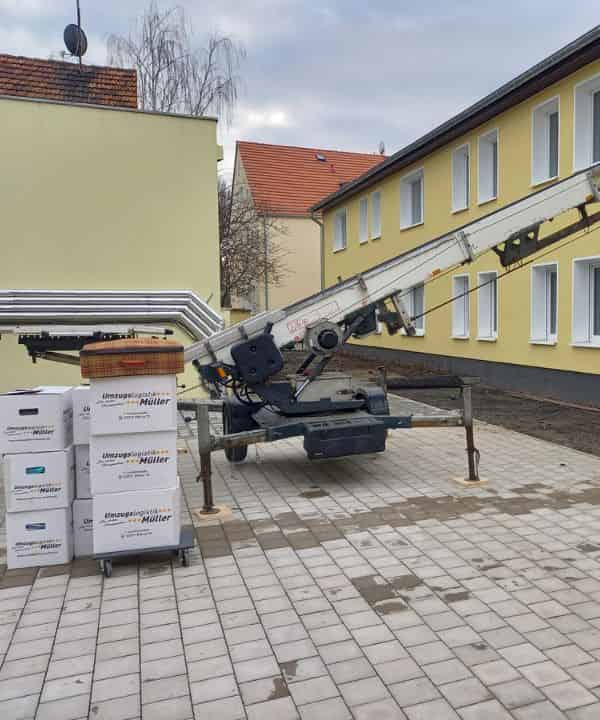 Pflegekassen Umzug mit Möbellift in Moers